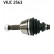 Eje de transmisión VKJC 2563 SKF, Miniatura 2