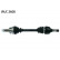 Eje de transmisión VKJC 2608 SKF
