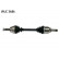 Eje de transmisión VKJC 3686 SKF