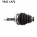 Eje de transmisión VKJC 4471 SKF, Miniatura 3