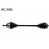Eje de transmisión VKJC 5581 SKF