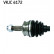 Eje de transmisión VKJC 6172 SKF, Miniatura 3