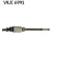 Eje de transmisión VKJC 6991 SKF, Miniatura 4