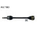 Eje de transmisión VKJC 7883 SKF