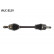 Eje de transmisión VKJC 8129 SKF