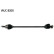 Eje de transmisión VKJC 8200 SKF