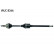 Eje de transmisión VKJC 8346 SKF