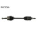 Eje de transmisión VKJC 8366 SKF