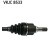 Eje de transmisión VKJC 8533 SKF, Miniatura 4