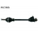 Eje de transmisión VKJC 8606 SKF