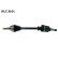 Eje de transmisión VKJC 8654 SKF