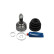Kit de reparación de junta homocinética, eje de transmisión CV-2007 Kavo parts, Miniatura 2