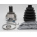 Kit de reparación de junta homocinética, eje de transmisión GKNJ20613 Spidan, Miniatura 2
