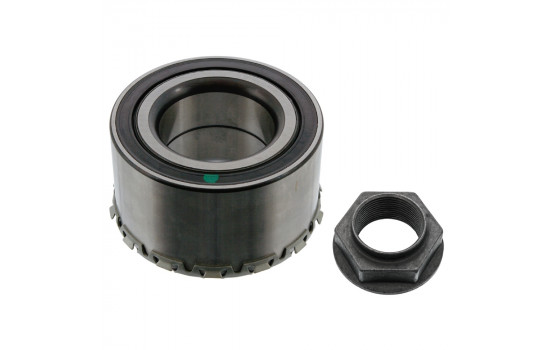 Cojinete de rueda con anillo de impulso ABS y tuerca de eje 100351 FEBI