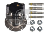 Cojinete de rueda con cubo de rueda y anillo de impulso ABS