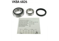 Cojinete de rueda VKBA 6826 SKF