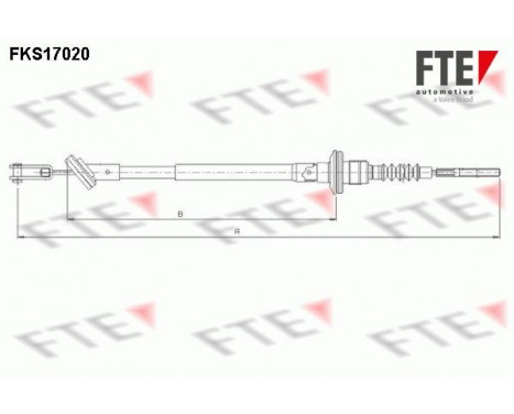 CABLE DE EMBRAGUE FTE