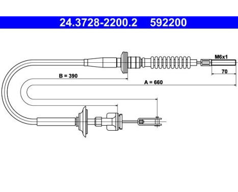 Cable de embrague