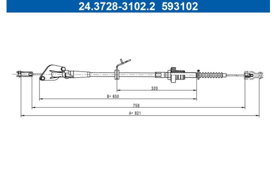 Cable de embrague