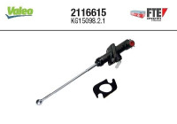 Cilindro maestro, embrague 2116615 Valeo
