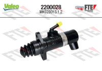 Cilindro maestro, embrague 2200028 Valeo