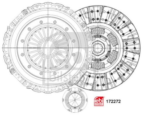 Kit de embrague 172272 FEBI