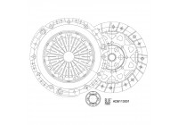 Kit de embrague ADB113001 Blue Print