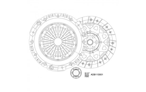 Kit de embrague ADB113001 Blue Print
