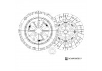 Kit de embrague ADBP300037 Blue Print