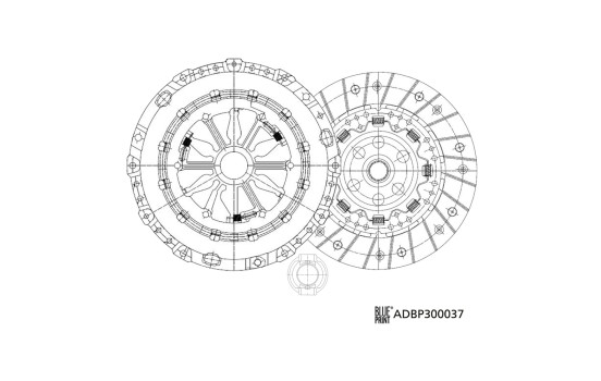 Kit de embrague ADBP300037 Blue Print