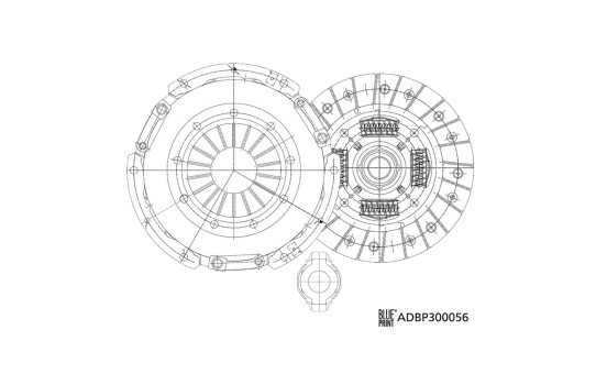 Kit de embrague ADBP300056 Blue Print