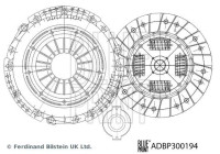 Kit de embrague ADBP300194 Blue Print