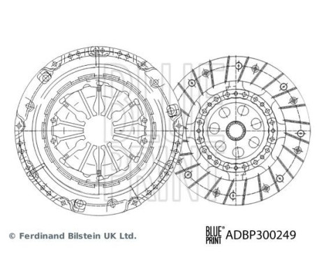 Kit de embrague ADBP300249 Blue Print