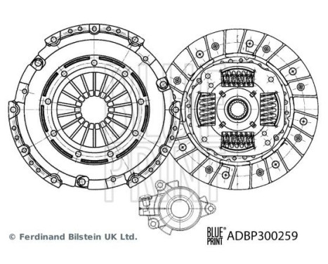Kit de embrague ADBP300259 Blue Print