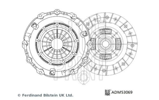 Kit de embrague ADM53069 Blue Print, Imagen 3