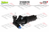 Cilindro esclavo, embrague 3102619 Valeo
