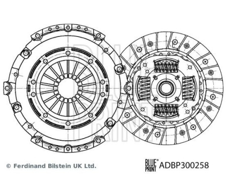 Kit de embrague ADBP300258 Blue Print