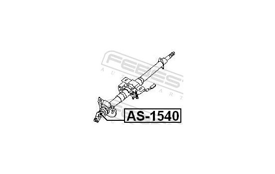 Acoplamiento del eje de dirección, eje de dirección, Imagen 2