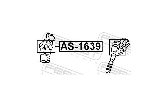 Acoplamiento del eje de dirección, eje de dirección, Imagen 2