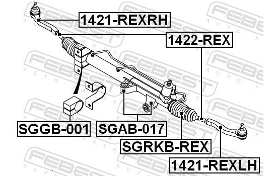 Extremo de la barra de acoplamiento