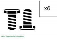 Juego de tornillos, volante 411 0169 10 LUK