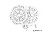 Kit de embrague ADBP300013 Blue Print