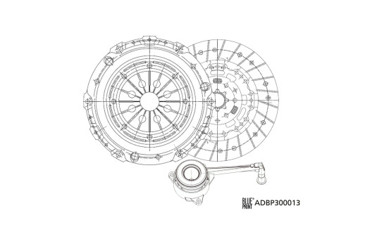 Kit de embrague ADBP300013 Blue Print