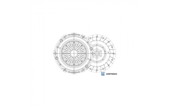 Kit de embrague ADBP300033 Blue Print