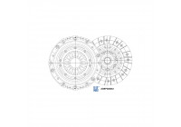 Kit de embrague ADBP300042 Blue Print