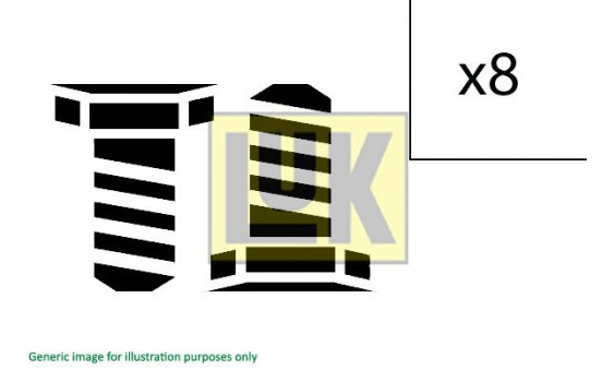 Juego de tornillos, volante 411 0150 10 LUK