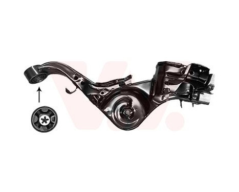 Brazo de control, suspensión 3388621 Van Wezel