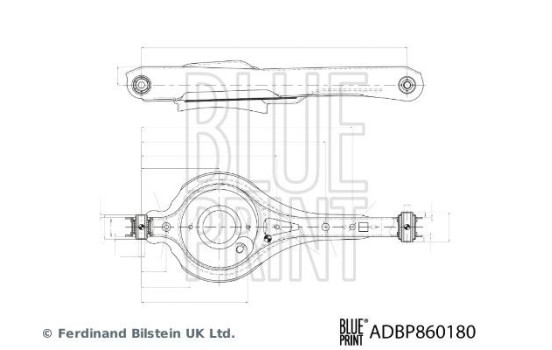 Brazo de control, suspensión ADBP860180 Blue Print