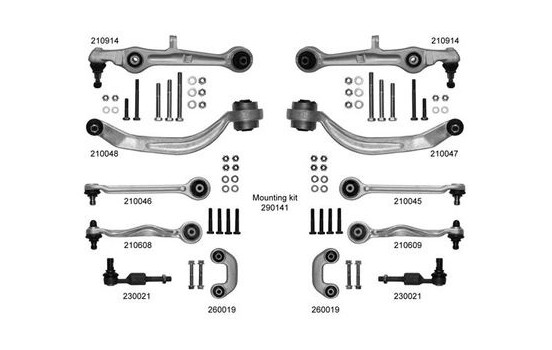 Kit completo de brazo de control 219901 ABS, Imagen 3