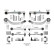Kit completo de brazo de control 219901 ABS, Miniatura 4